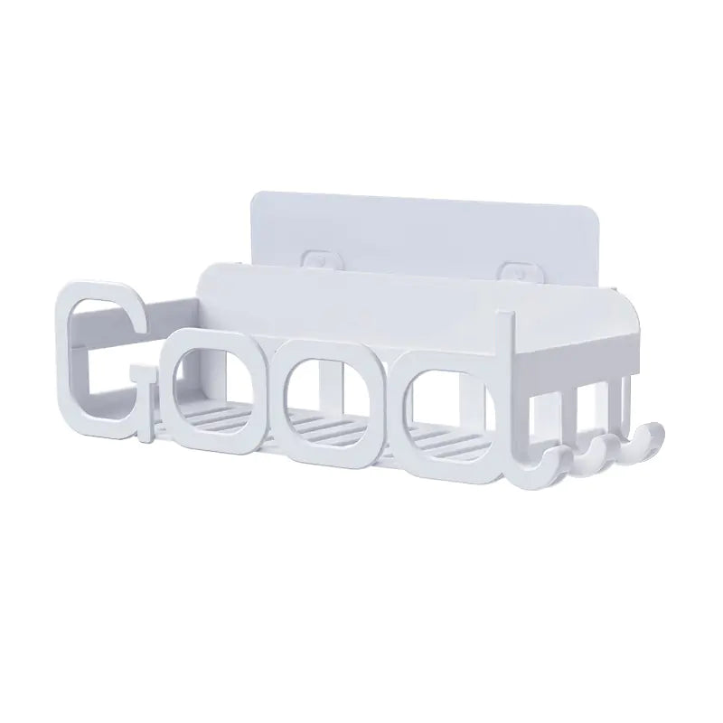 Bathroom Storage Rack with Plastic Bins