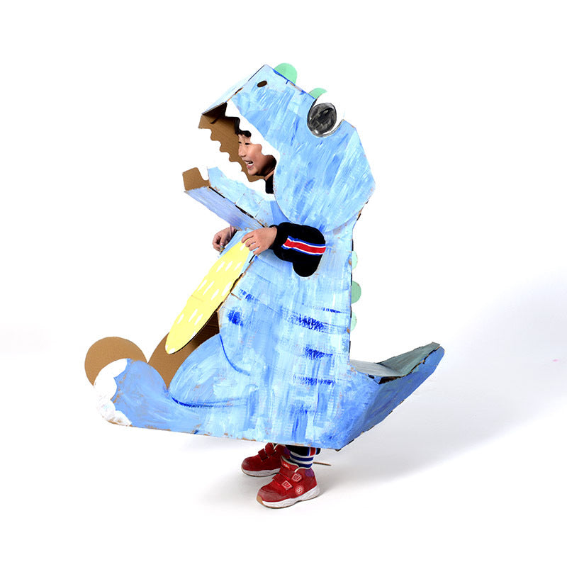 DIY Cardboard Dinosaur Model Kit for Kids