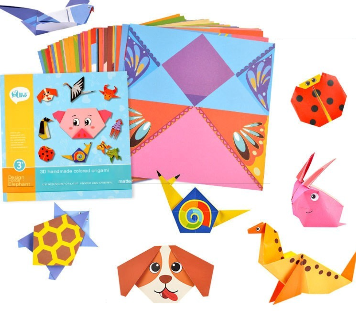 Kids DIY Colorful Origami Kit