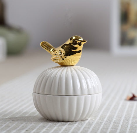Animal Figurine Jewelry Box - Decorative Storage for Home Decor