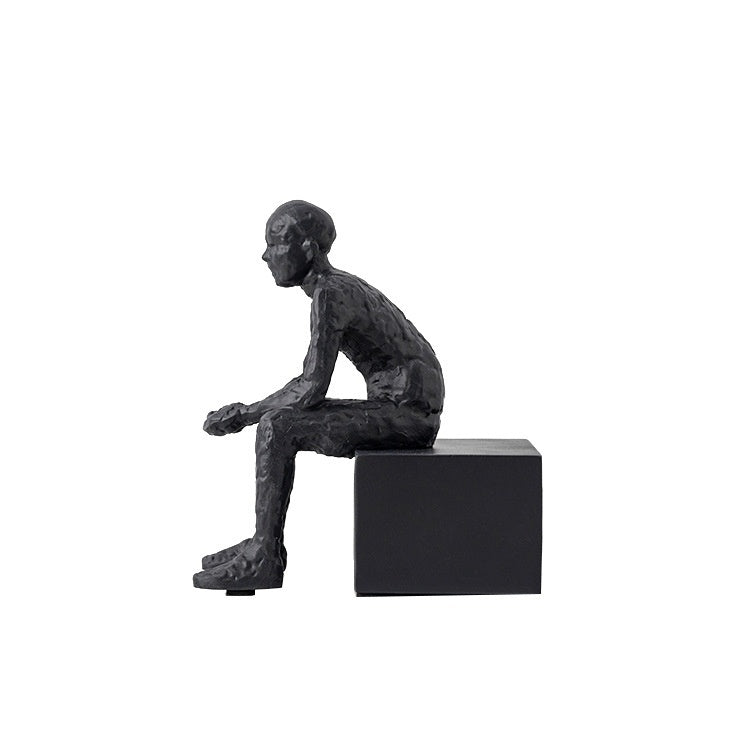 Nordic-style Seated Bookends For Home Decor