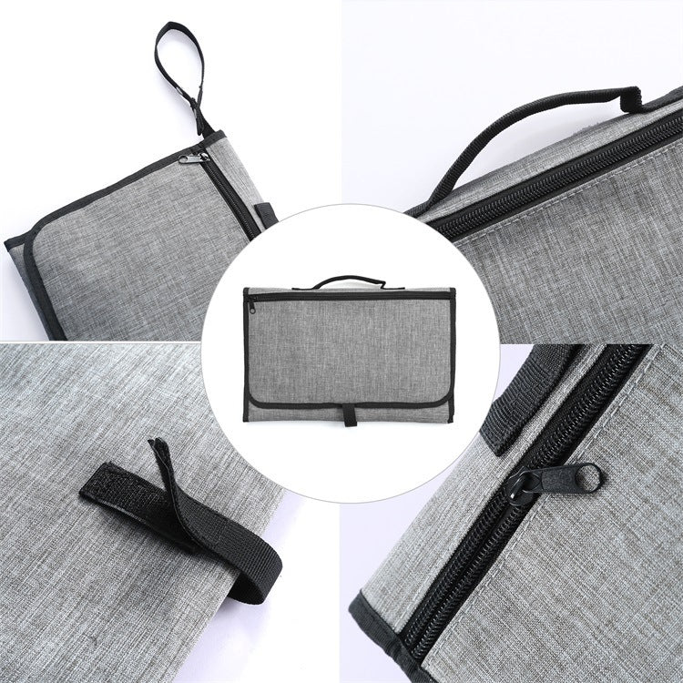 Portable Diaper Changing Mat - Foldable Waterproof Travel Baby Mat
