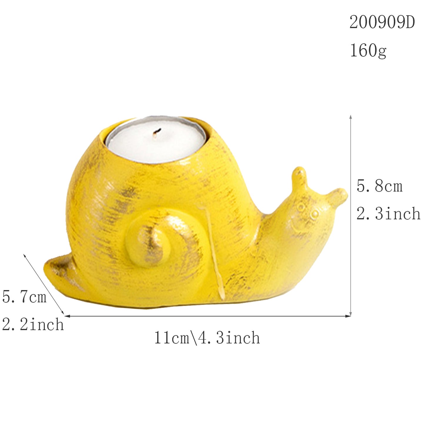 Easter Animal Home Party Decor Resin Carved Snail Ornament
