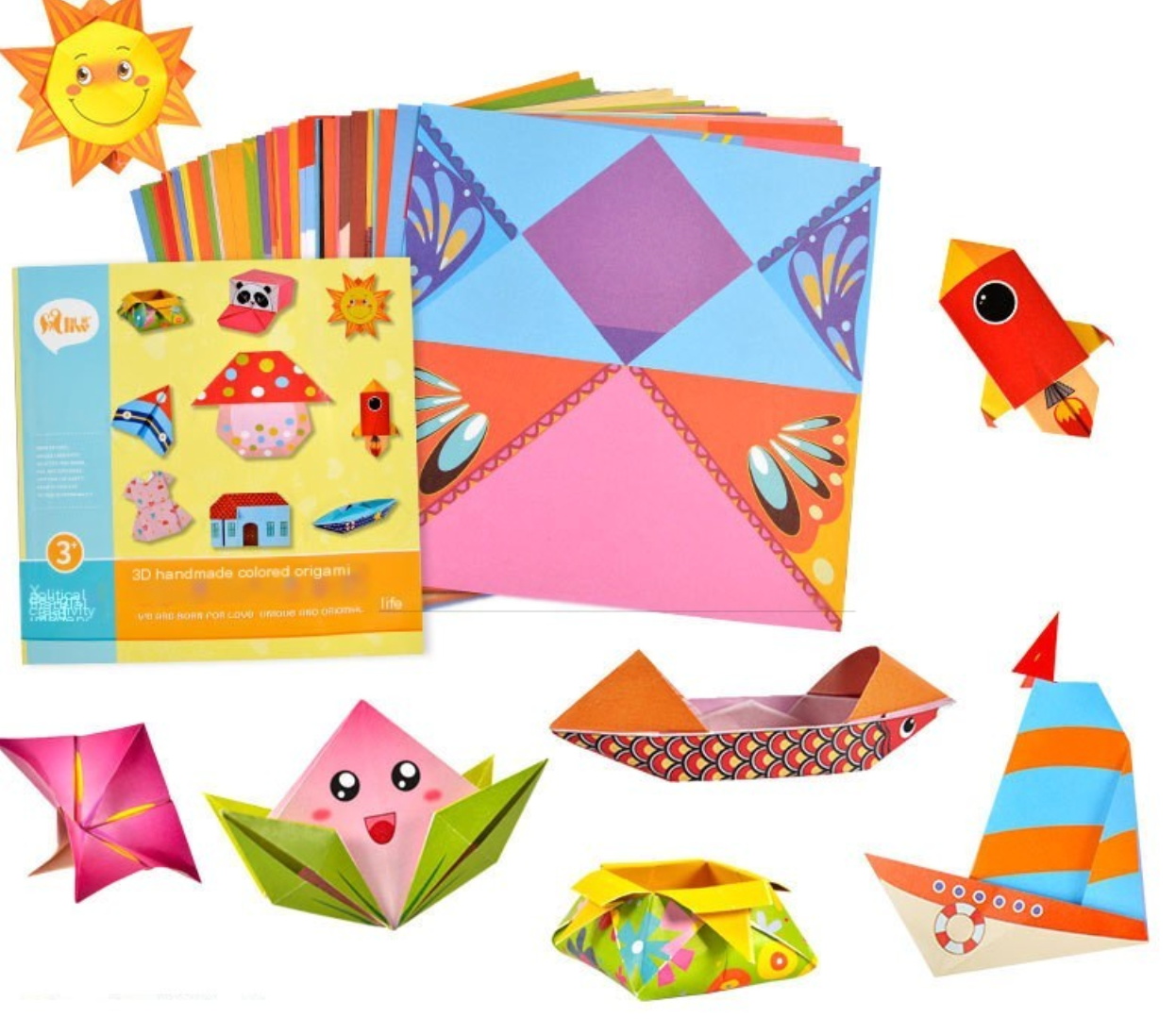 Kids DIY Colorful Origami Kit