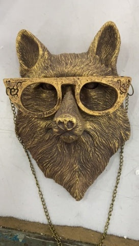 Antique Bronze Animal Pendant - Resin Home Decor Ornament