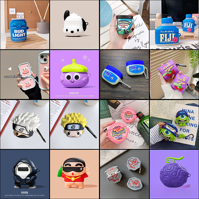 Cute Cartoon Soft Case for AirPods 2 & Pro 3