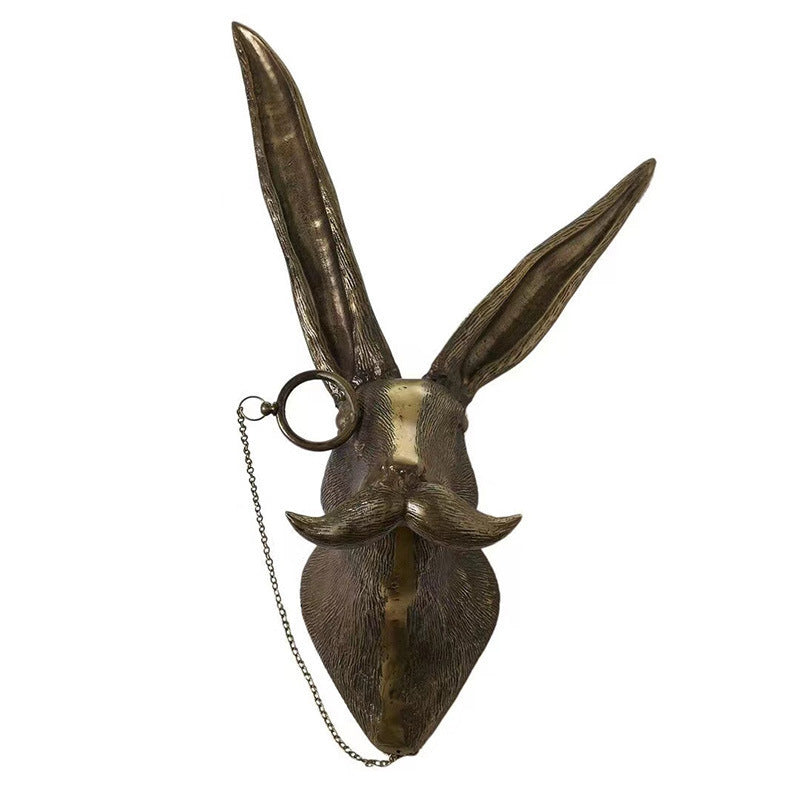 Antique Bronze Animal Pendant - Resin Home Decor Ornament
