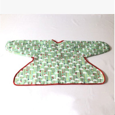 Baby Highchair Splat Mat - Waterproof Floor Protector with Bib