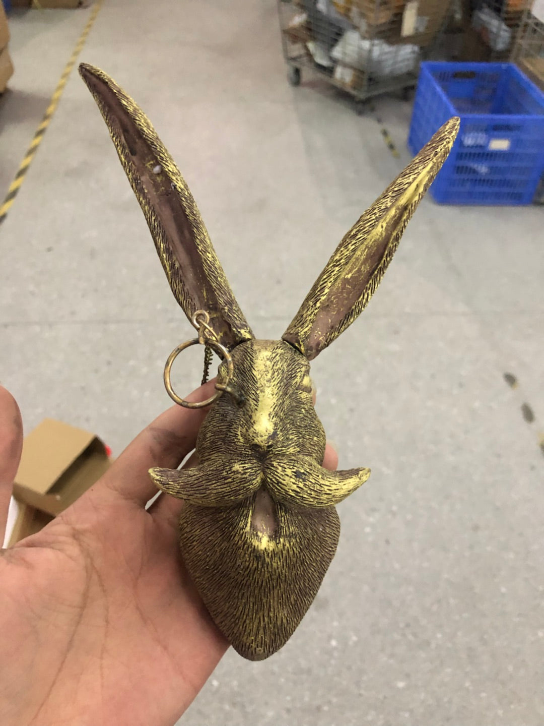 Antique Bronze Animal Pendant - Resin Home Decor Ornament