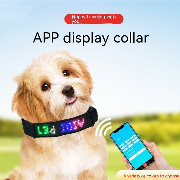 Smart Tracking LED Dog Harness with APP Control
