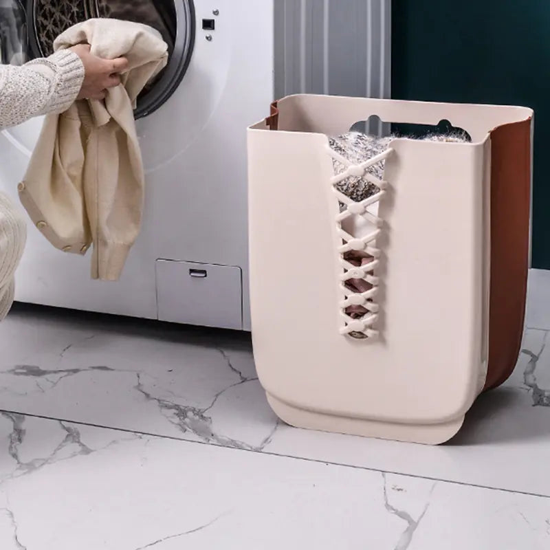 New Bathroom Collapsible Laundry Basket - Portable Organizer