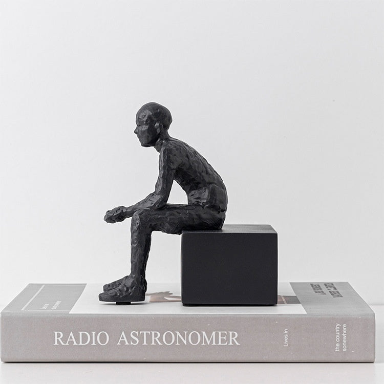 Nordic-style Seated Bookends For Home Decor