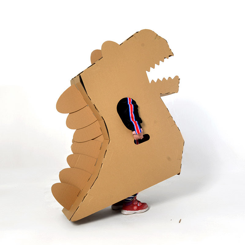 DIY Cardboard Dinosaur Model Kit for Kids