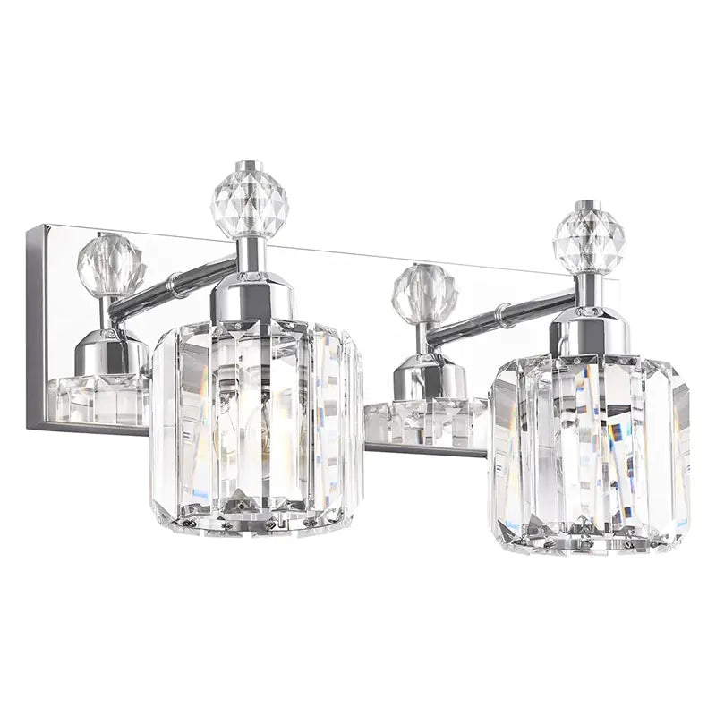 Crystal Vanity Light for Bathroom Mirror - Luxury Wall Sconce