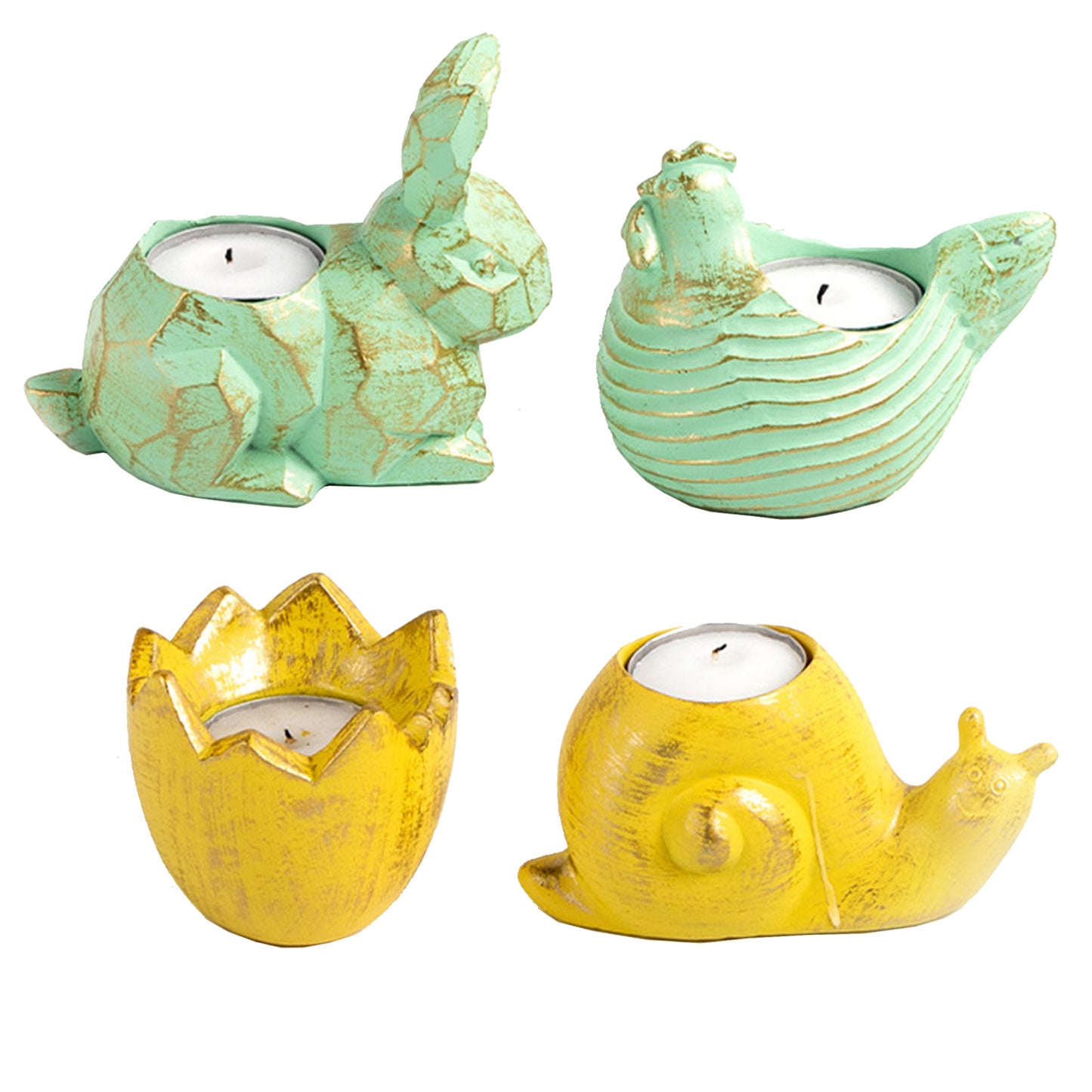Easter Animal Home Party Decor Resin Carved Snail Ornament
