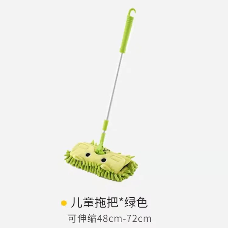 Kids Cleaning Set - 3-Piece Duck Broom Dustpan Mop for Children