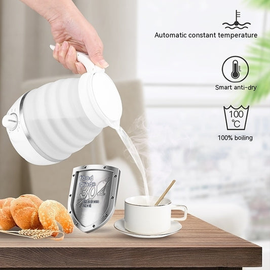 Travel Folding Electric Kettle 110V/220V - Portable Collapsible Water Boiler