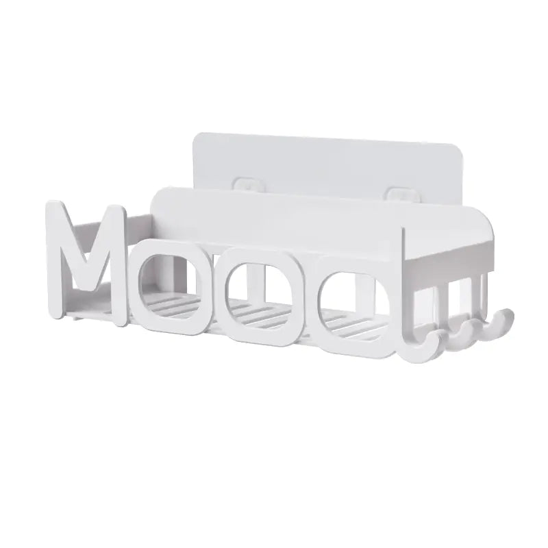 Bathroom Storage Rack with Plastic Bins