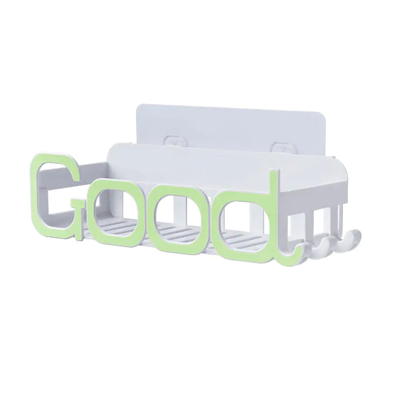Bathroom Storage Rack with Plastic Bins