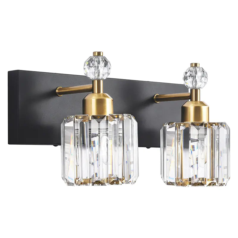 Crystal Vanity Light for Bathroom Mirror - Luxury Wall Sconce