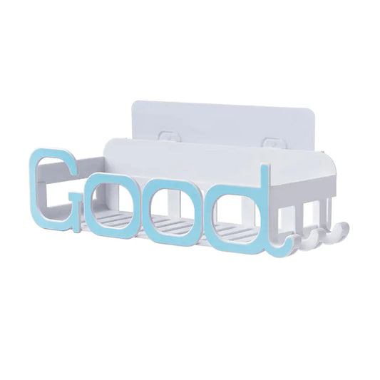 Bathroom Storage Rack with Plastic Bins