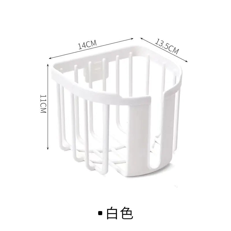 Multipurpose Bathroom Tissue Holder and Storage Basket