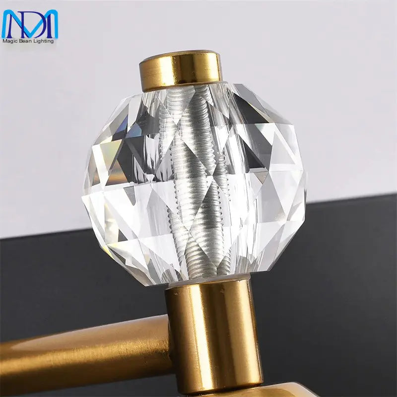 Crystal Vanity Light for Bathroom Mirror - Luxury Wall Sconce