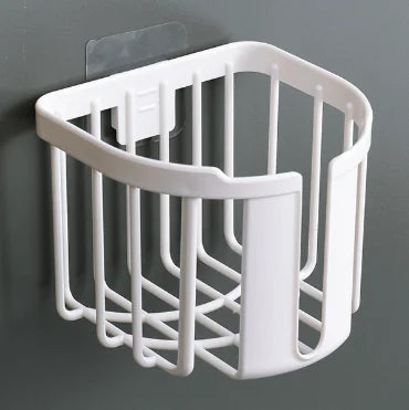 Multipurpose Bathroom Tissue Holder and Storage Basket