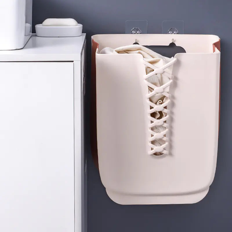 New Bathroom Collapsible Laundry Basket - Portable Organizer