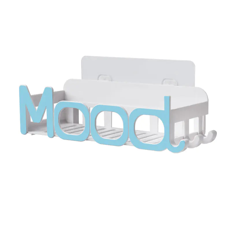 Bathroom Storage Rack with Plastic Bins