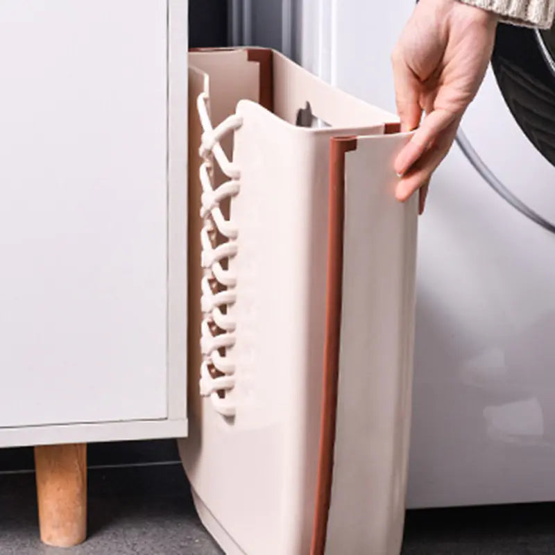 New Bathroom Collapsible Laundry Basket - Portable Organizer