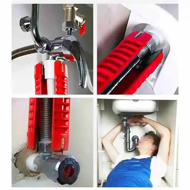 Multifunctional Bathroom Sink Repair and Faucet Wrench