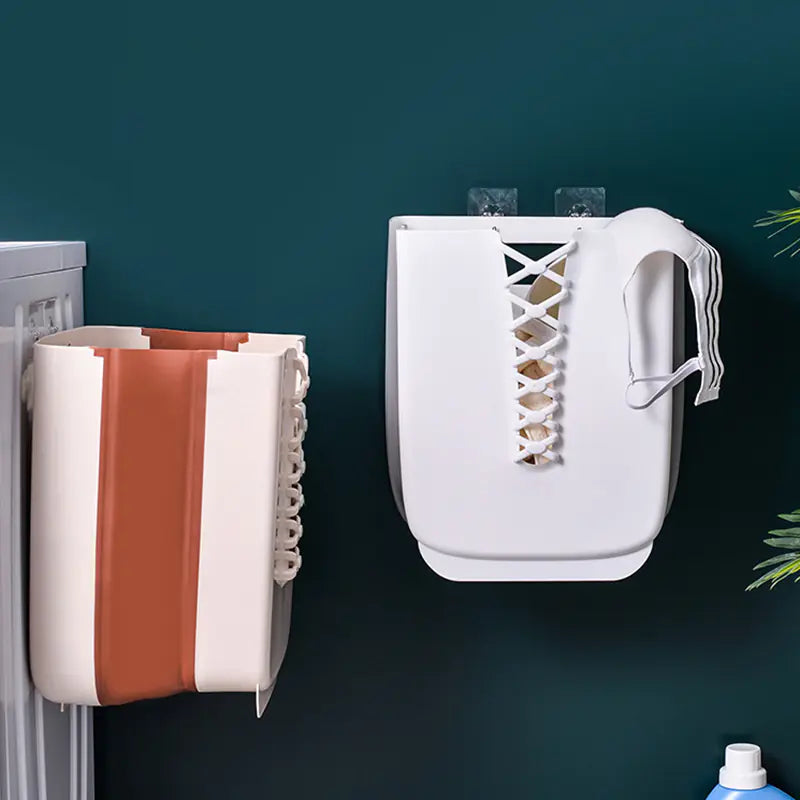 New Bathroom Collapsible Laundry Basket - Portable Organizer