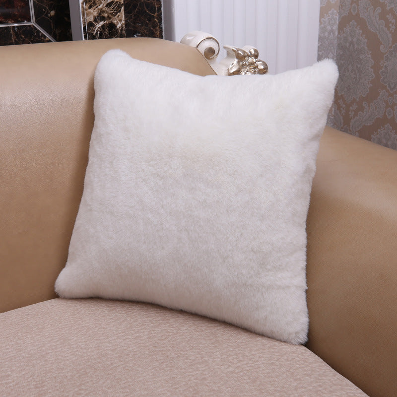 Home Short Hair Decorative Pillow Cover
