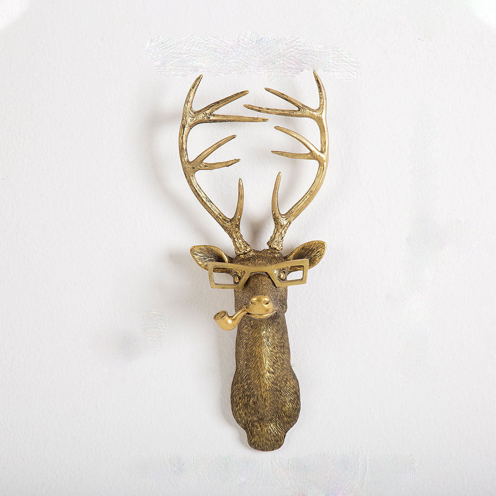 Antique Bronze Animal Pendant - Resin Home Decor Ornament