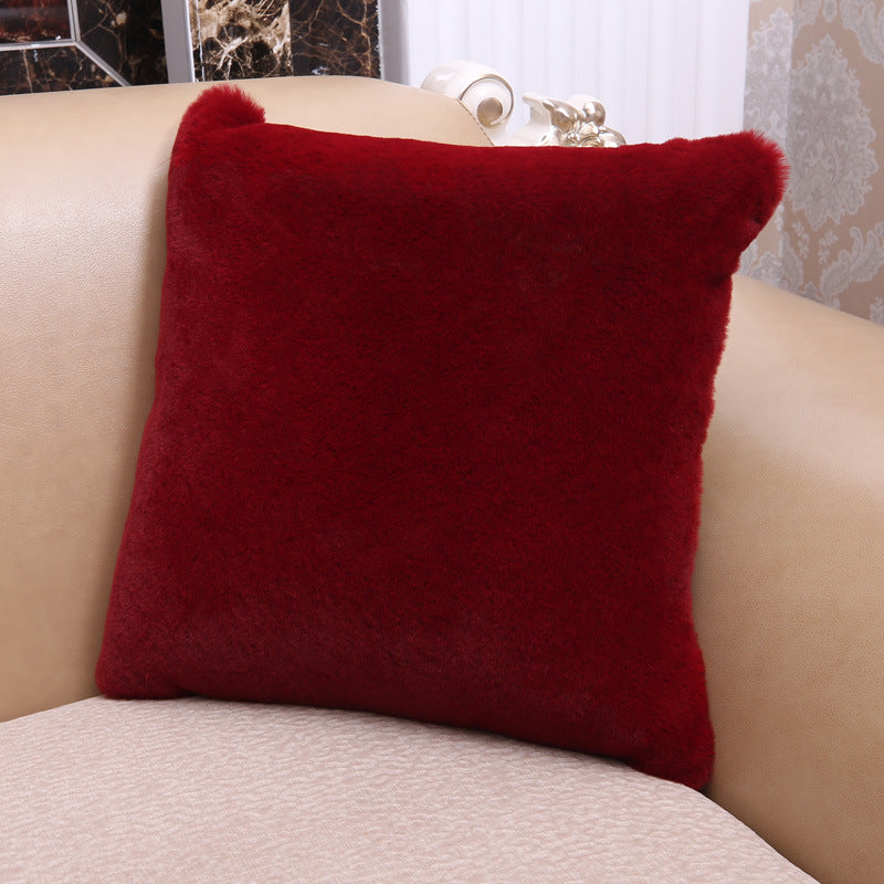 Home Short Hair Decorative Pillow Cover