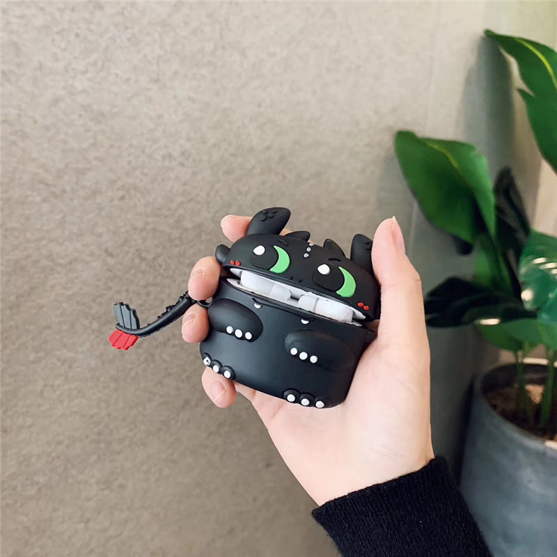 Cartoon Dragon Silicone Case for AirPods Pro 3