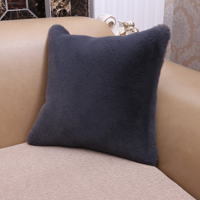 Home Short Hair Decorative Pillow Cover