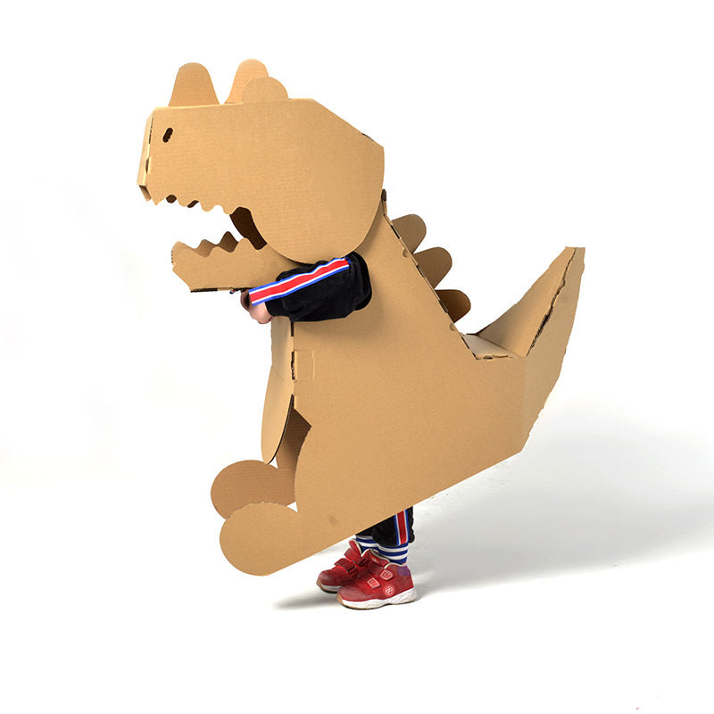 DIY Cardboard Dinosaur Model Kit for Kids