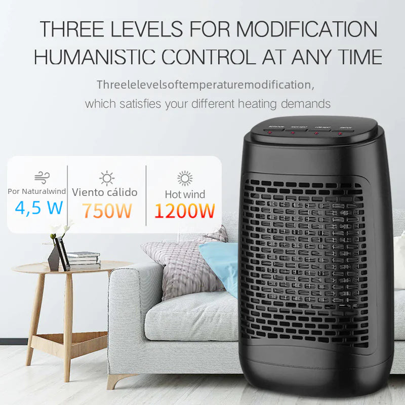 Portable Electric Heater for Home and Bathroom Use