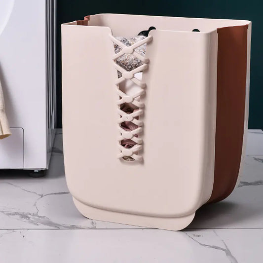New Bathroom Collapsible Laundry Basket - Portable Organizer