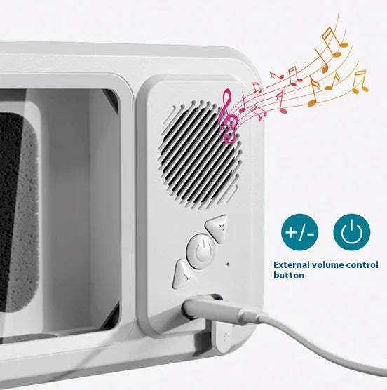 Bathroom Waterproof Bluetooth Speaker & Phone Holder Bracket